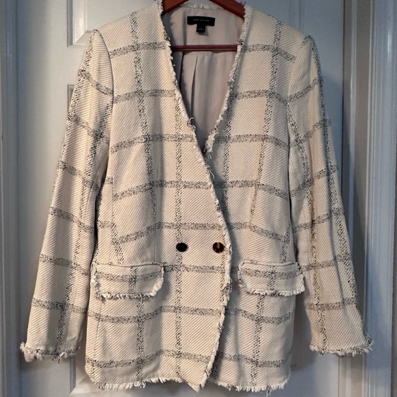 Ann Taylor tweed summer blazer. Size 14. - Picture 1 of 5